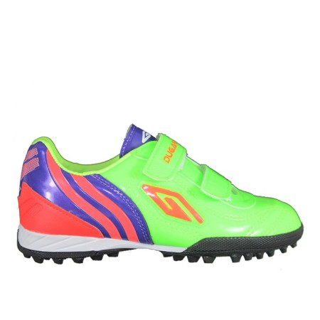 DUGANA FİLET HALISAHA CIRTLI RUGAN CİLT FOSFOR YEŞİL MOR TURANJ