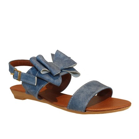 BUSE ZENNE SANDALET 45 KOT MAVİ