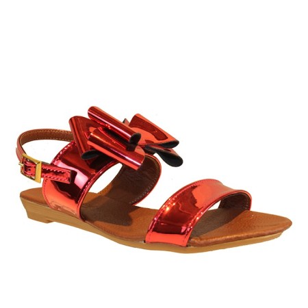 BUSE ZENNE SANDALET 45 RUGAN KIRMIZI