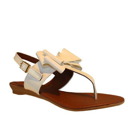 BUSE ZENNE SANDALET 35 RUGAN BEYAZ