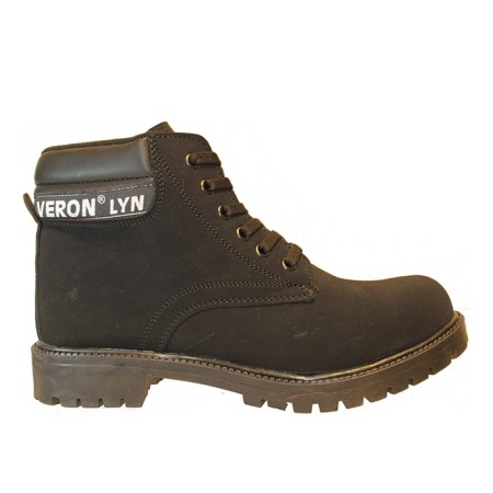 VERON MERDANE BOT 605 NUBUK SİYAH SİYAH