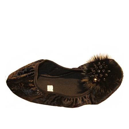 PİSİ PİSİ 28 - 43 ÖZEL NUMARA KADİFE SİYAH TÜYLÜ 2