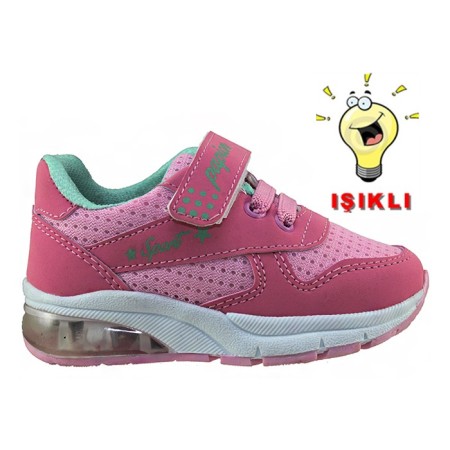 PAPİON BEBE SPOR 105 ANORAKLI PEMBE SU YEŞİL